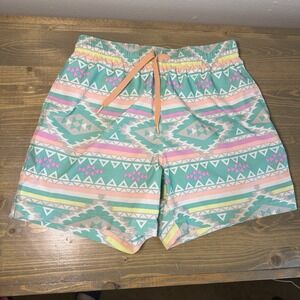 Chubbies Men's Small The En Fuegos Aztec Print 5.5" Classic Swim Trunks Shorts